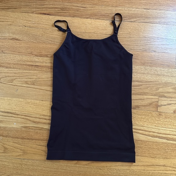 Washed Never Worn Shapermint All Day Every Day Scoop Neck Cami Black L, Set of 2 - Picture 3 of 4